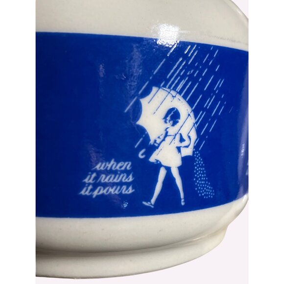 Morton Salt Vintage Creamer & Sugar Set With Lid Made In Japan Ceramic - Picture 9 of 11